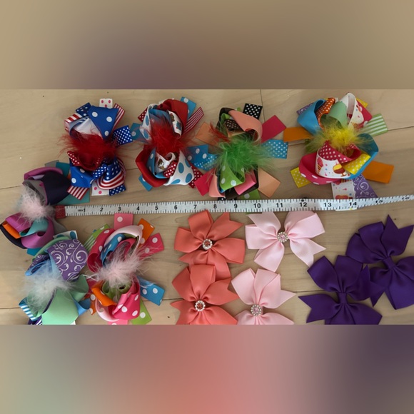 33 Pieces-Kids Hair Bow & Headband Collection NWOT - Picture 3 of 15